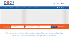 Desktop Screenshot of dogsondeployment.org